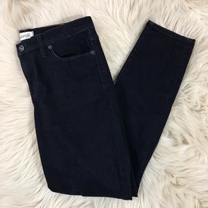 Madewell High Rise Skinny Jeans Dark Wash